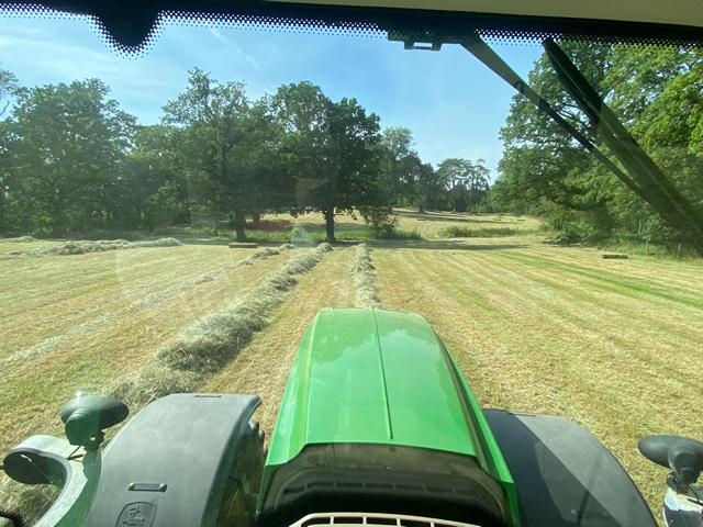 Our semi automatic hay wrapper